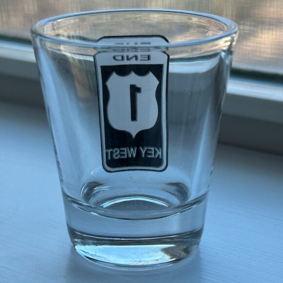 US Route 1 Florida Key West Shot Glass Shooter Drinks Bar Bartender - Picture 3 of 6